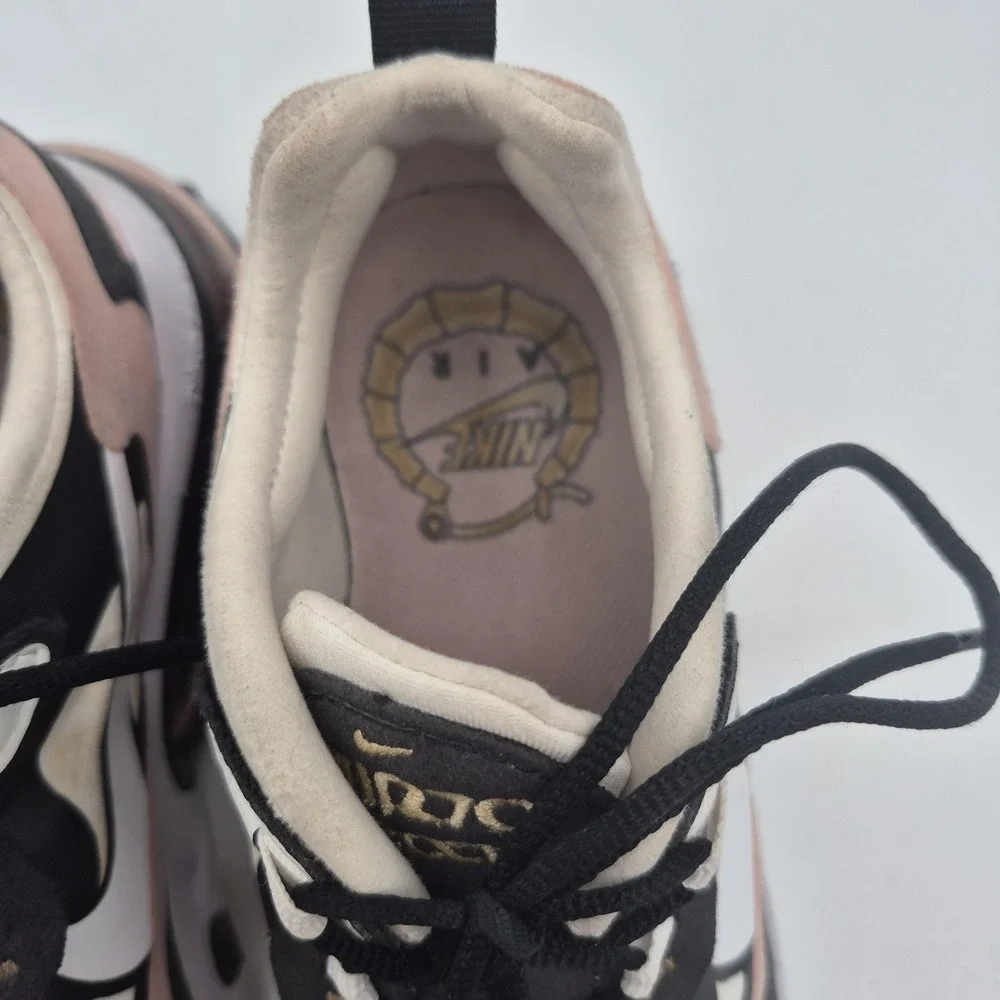 Nike Air Max‎ 270 React Shoes Womens Size 8 Pink Black White AT6174-005 Sneakers